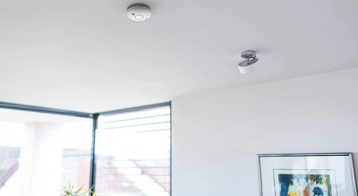 Brennenstuhl Connect WiFi Rauch- und Hitzewarnmelder WRHM01 weiß, Funk-Brandmelder