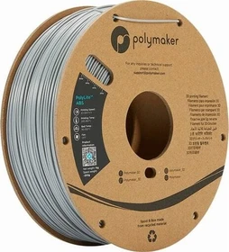 Polymaker PolyLite ABS, schwarz, Spule, 1.75mm, 1.00kg