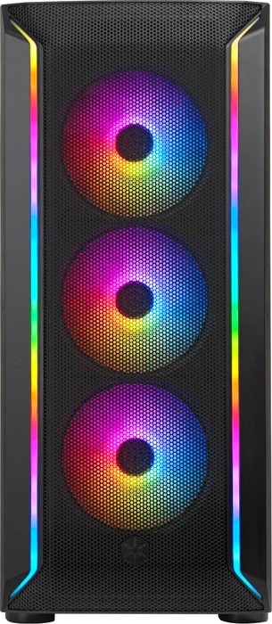 SilverStone Fara 511Z, schwarz, Glasfenster