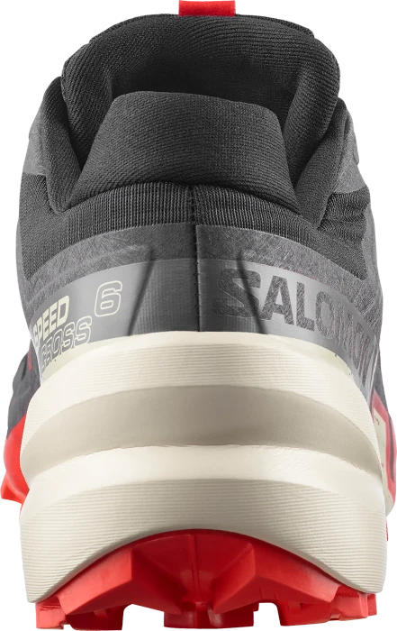 Salomon Speedcross 6 black/fiery red/almond milk (Herren)