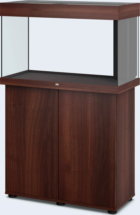Juwel Rio 125 LED Aquarium-Set mit Unterschrank, dunkles Holz/dunkles Holz, 125l