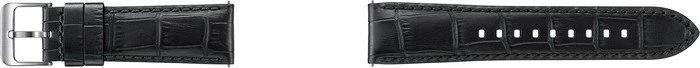 Samsung Lederarmband Alligator Grain für Samsung Gear S3 schwarz