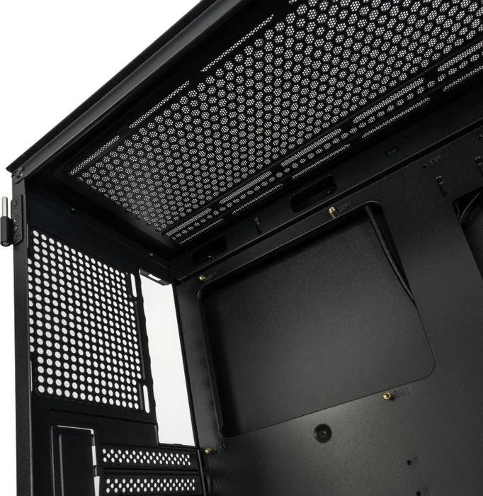 Kolink Observatory HF Mesh Core, schwarz, Glasfenster