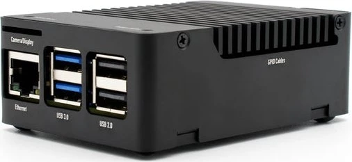 KKSB Aluminiumgehäuse für Raspberry Pi 5, schwarz