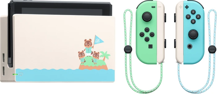 Nintendo Switch - Animal Crossing: New Horizons Bundle schwarz/grün/blau