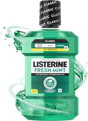 Listerine Fresh Mint Extra Frisch Mundspülung, 1l
