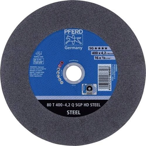 Pferd 80 T 400-4.2 Q SGP HD STEEL/40.0 Trennscheibe, 400x4.2x40mm, 10 Stück