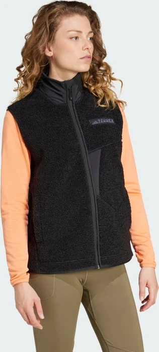 adidas Terrex Xploric High Pile Fleece Weste schwarz (Damen)