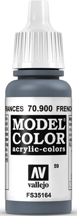 Vallejo Model Color rev.1 french mirage blue, 17ml