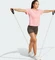 adidas Power Back-Cutout 3-Streifen Funktionsshirt kurzarm semi pink spark (Damen) Vorschaubild