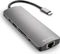 Sharkoon USB 3.0 Type C Combo USB-C auf HDMI/Gb LAN Multiport Adapter, dunkelgrau Vorschaubild