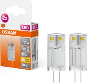 Osram Ledvance LED Pin 10 0.9W/827 G4, 2 Stück