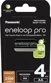 Panasonic eneloop pro (Gen 5) Mignon AA NiMH 2500mAh, 4er-Pack