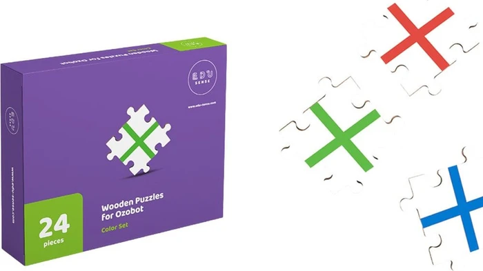 Evollve Ozobot Holzpuzzle Color