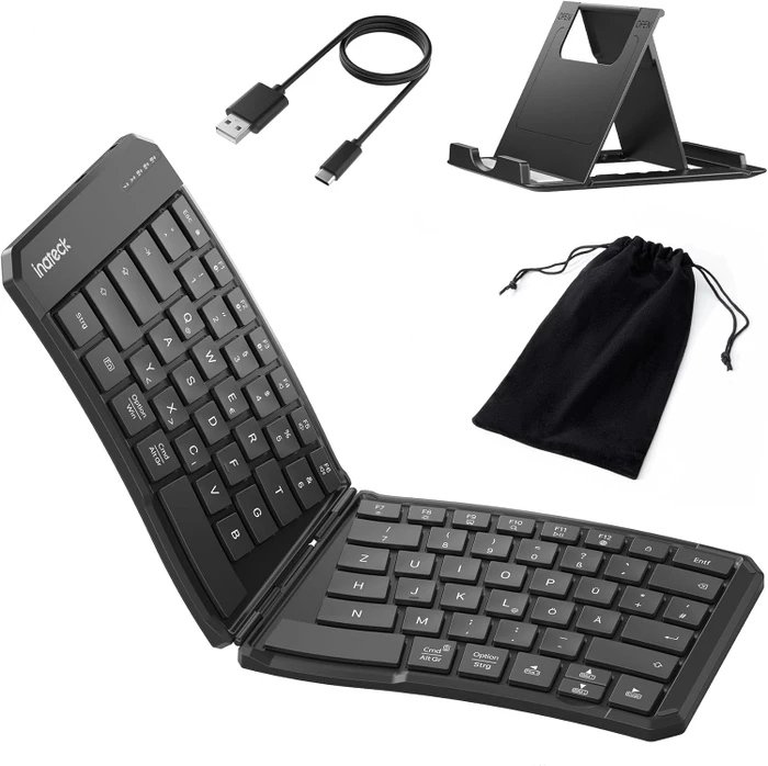 Inateck KB603 Nomad Ergo faltbare Tastatur, Bluetooth, DE