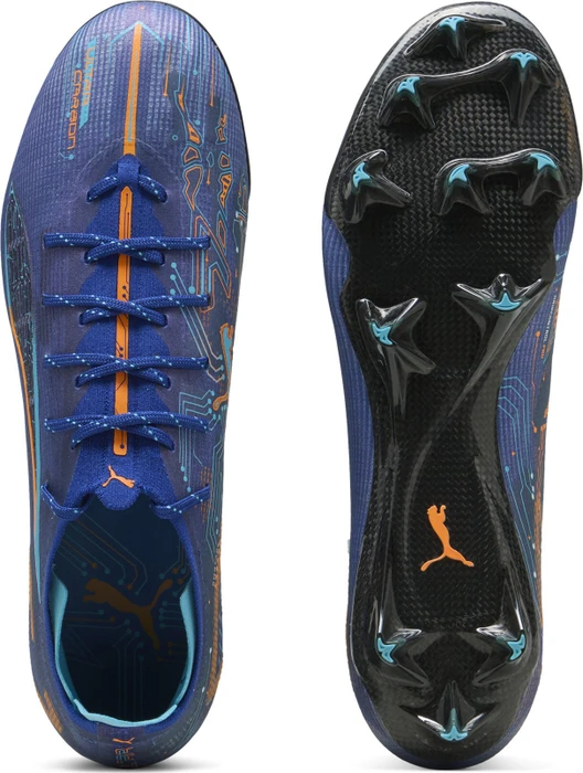 Puma Ultra 5 Carbon Speed FG vivid blue/heat fire/bright aqua/puma black