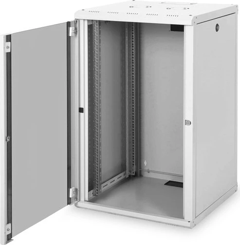 Digitus Professional Unique Serie Wandschrank 20HE, Sicherheitsglastür, IP2X, grau, 600mm tief