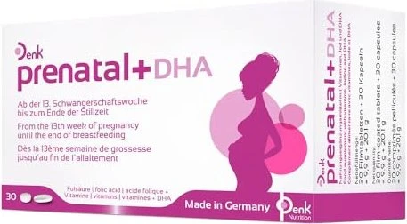 prenatal+DHA-Denk Filmtabletten & Kapseln, 60 Stück (2x 30 Stück)