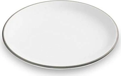 Gmundner Keramik Grauer Rand Dessertteller Cup 20cm