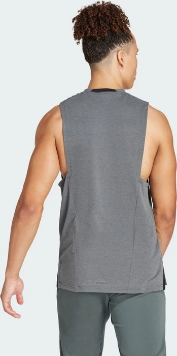 adidas Designed for Training Workout Funktionsshirt ärmellos dgh solid grey (Herren)