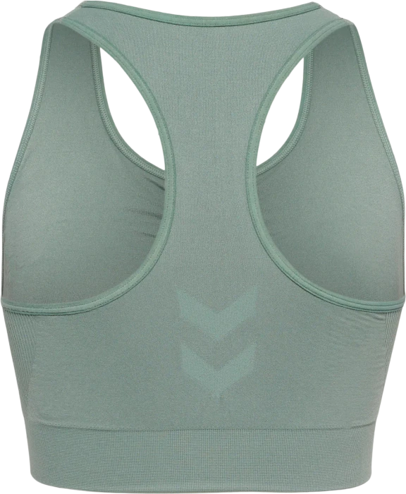 hummel Seamless Sports Top Funktionsshirt ärmellos chinois green (Damen)