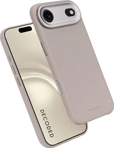 Decoded Leather Back Cover für Apple iPhone Air solid clay
