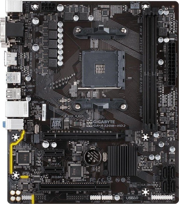 GIGABYTE GA-A320M-HD2 (AMD AM4)