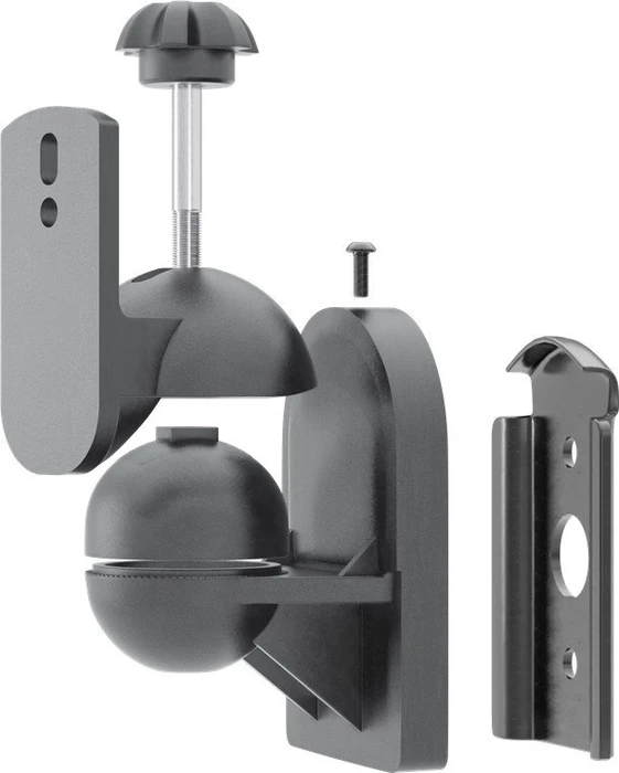 Wentronic Goobay Universal-Wandhalterung schwarz, Paar