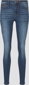 Tom Tailor Jona Extra Skinny Jeans mit recyceltem Polyester Jeans clean mid stone blue denim (Damen)