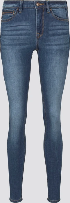Tom Tailor Jona Extra Skinny Jeans mit recyceltem Polyester Jeans clean mid stone blue denim (Damen)