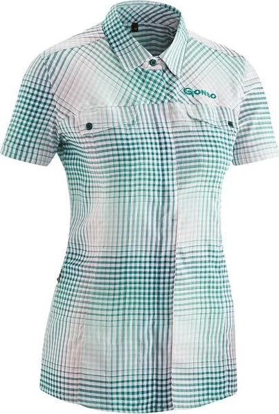 Gonso Arenda Trikot kurzarm everglade/imp pink (Damen)