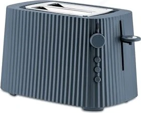 Alessi Plissé Toaster grau