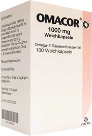 Omacor 1000mg Weichkapseln, 100 Stück