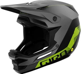 Giro Insurgent Spherical Fullface-Helm matte metallic black/ano lime