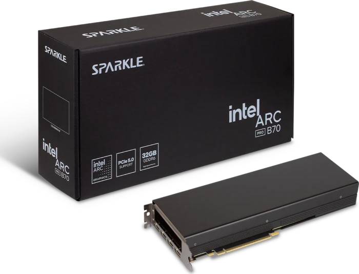 Sparkle Arc Pro B70 Passive, SBP70B-32G, 32GB GDDR6, 4x DP