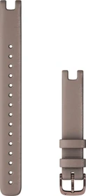 Garmin Ersatzarmband 14mm Leder für Lily Large paloma/dark bronze