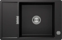 Schock Mono D-100XS Einbau Becken reversibel stone inkl. Schneidebrett