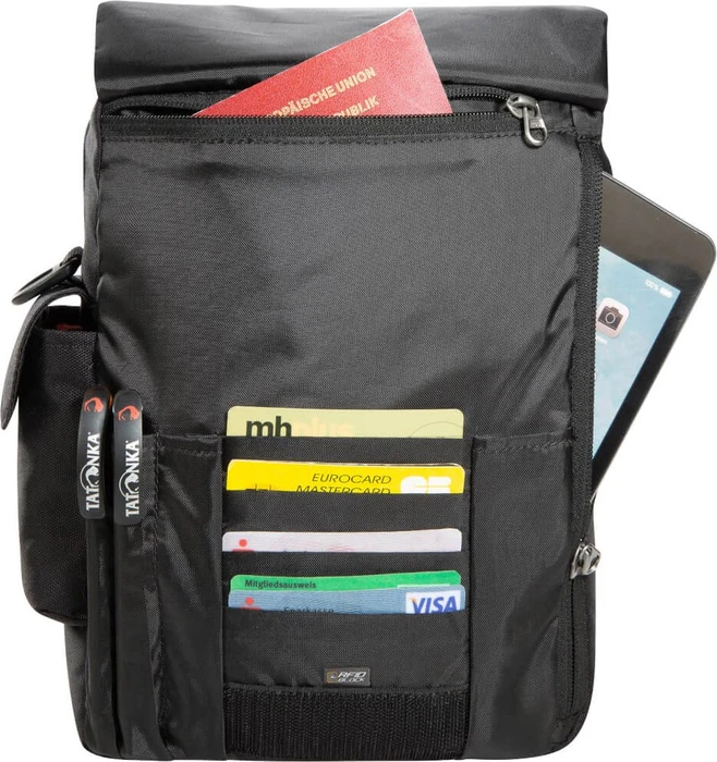 Tatonka Check In XL RFID Block Umhängetasche schwarz