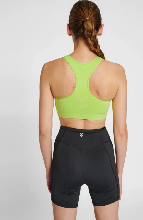 hummel Seamless Sports Top Funktionsshirt ärmellos sharp green (Damen)