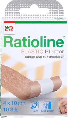 Lohmann & Rauscher Ratioline Elastic Pflaster, 4cm x 1m, 1 Stück