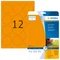 Herma Neonetiketten rund, 60mm, orange, matt, 20 Blatt (240 Etiketten) Vorschaubild
