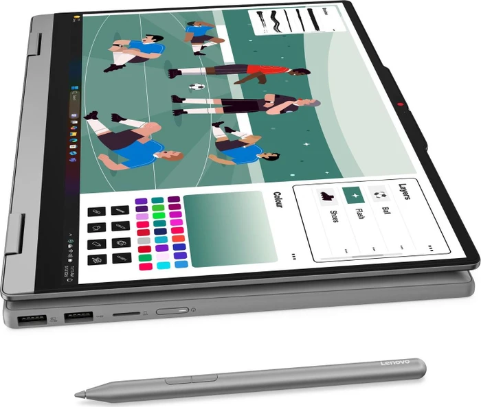 Lenovo IdeaPad 5 2-in-1 14Q8Y11 (IdeaPad 5x 2-in-1), Luna Grey, Snapdragon X2 Plus - X2P-42-100, 16GB RAM, 512GB SSD, DE