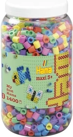Hama Maxi Dose mit Perlen 1400 Stück Mix 50