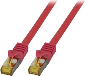 EFB Elektronik Patchkabel, Cat7/Cat6a, S/FTP, RJ-45/RJ-45, 0.25m, rot