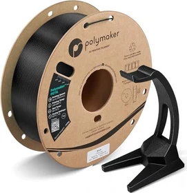 Polymaker PETG, schwarz, Spule, 1.75mm, 1.00kg