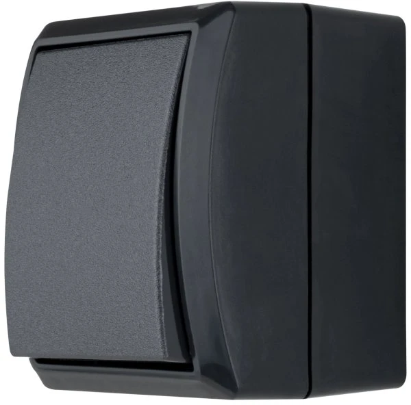 REV Ritter AquaForm Aus-/Wechselschalter AP IP 44, anthrazit