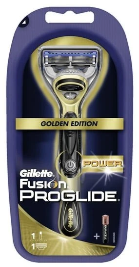 Gillette Fusion Proglide Power Golden Edition Batterierasierer