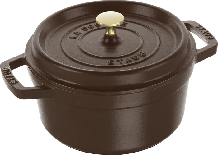 Zwilling Staub Cocotte Schmortopf rund 20cm 2.2l chocolate