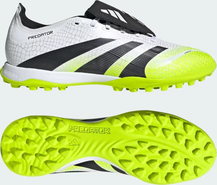 adidas Predator League Fold-Over Tongue TF cloud white/core black/lucid lemon