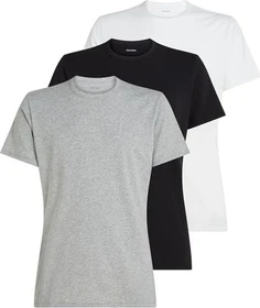 Calvin Klein Lounge 3er-Pack T-Shirt kurzarm black/white/grey heather (Herren)